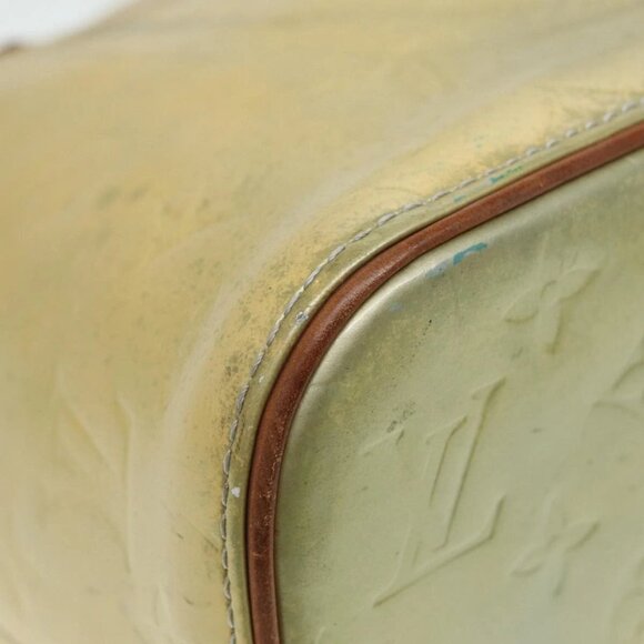 LOUIS VUITTON Monogram Vernis Houston Hand Bag Gris M91053 LV Auth tb1146 - Picture 4 of 16